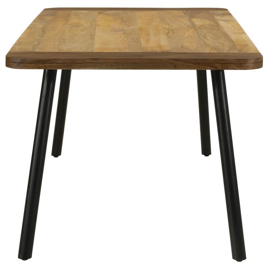 Maverick - Solid Wood Dining Table - Natural Mango Dining Table modern furniture Contempo Furniture