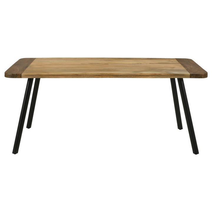 Maverick - Solid Wood Dining Table - Natural Mango Dining Table modern furniture Contempo Furniture