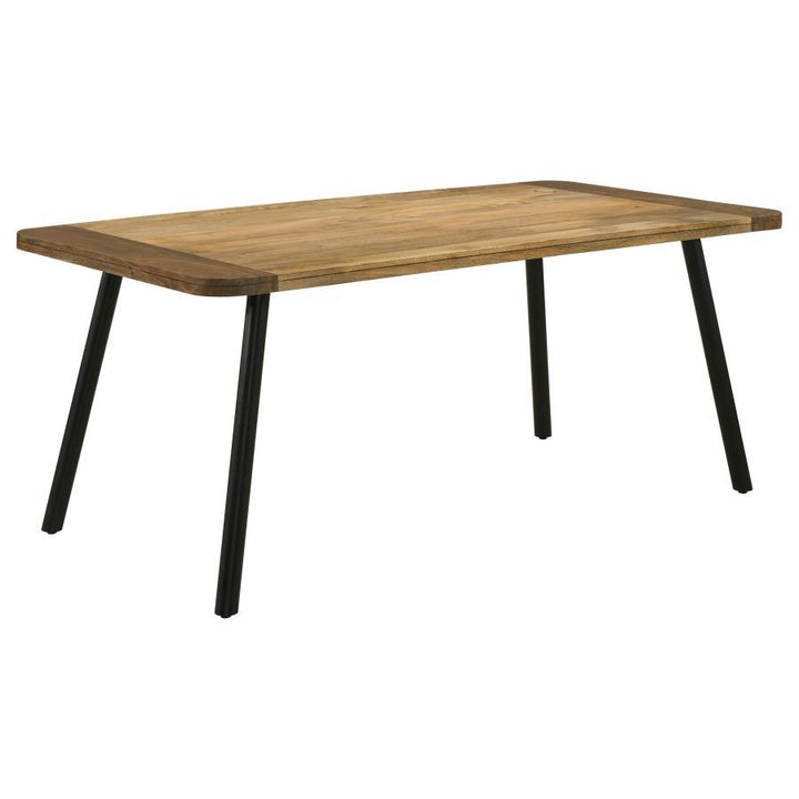 Maverick - Solid Wood Dining Table - Natural Mango Dining Table modern furniture Contempo Furniture