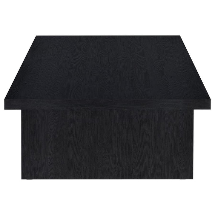 Max - 2 Piece Rectangular Coffee And End Table Set - Black Table Set modern furniture Contempo Furniture