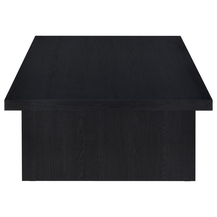 Max - Rectangular Engineered Laminate Coffee Table - Black Coffee Table modern furniture Contempo Furniture