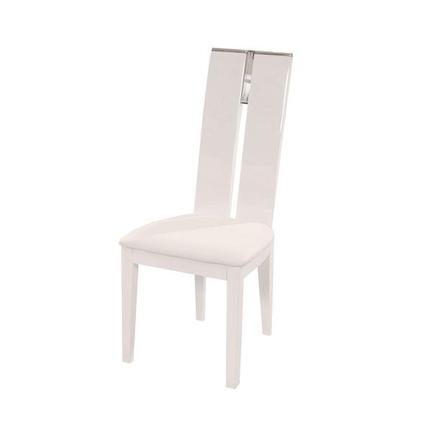 Maxi - White Gloss Chair (Set of 2) - View 2
