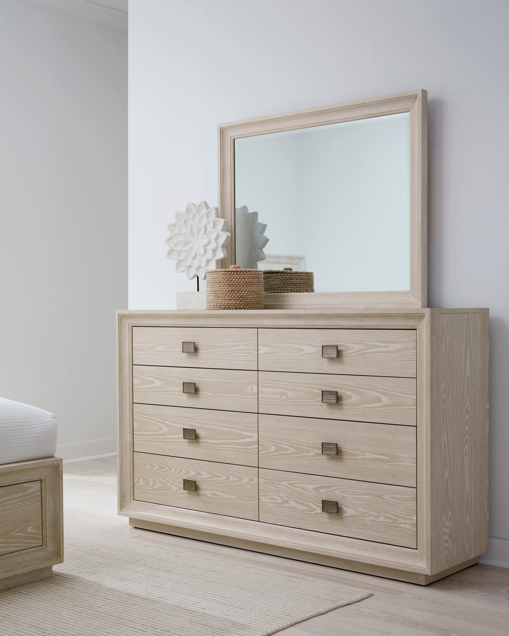 Maxime Dresser Mirror in Ash Mirror modern furniture Contempo Furniture