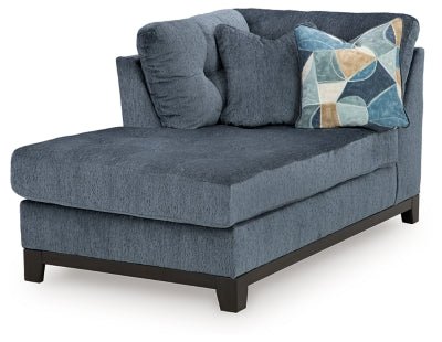 Maxon Place Left - Arm Facing Corner Chaise - Blue Chaise modern furniture Contempo Furniture