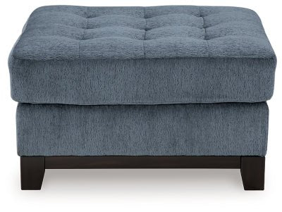 Maxon Place Oversized Accent Ottoman - Blue Accent Ottoman modern furniture Contempo Furniture
