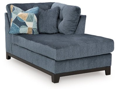 Maxon Place Right - Arm Facing Corner Chaise - Blue Chaise modern furniture Contempo Furniture