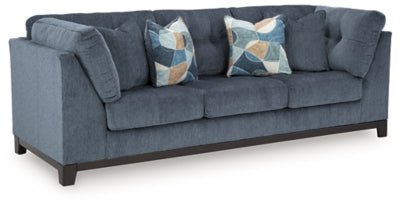 Maxon Place Sofa - Blue Stationary Sofa modern furniture Contempo Furniture