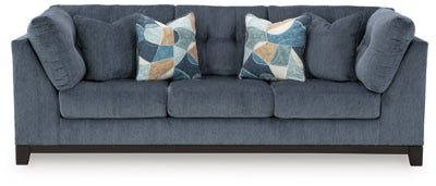 Maxon Place Sofa - Blue Stationary Sofa modern furniture Contempo Furniture