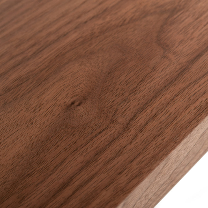 Maze Modern Walnut Bookcase