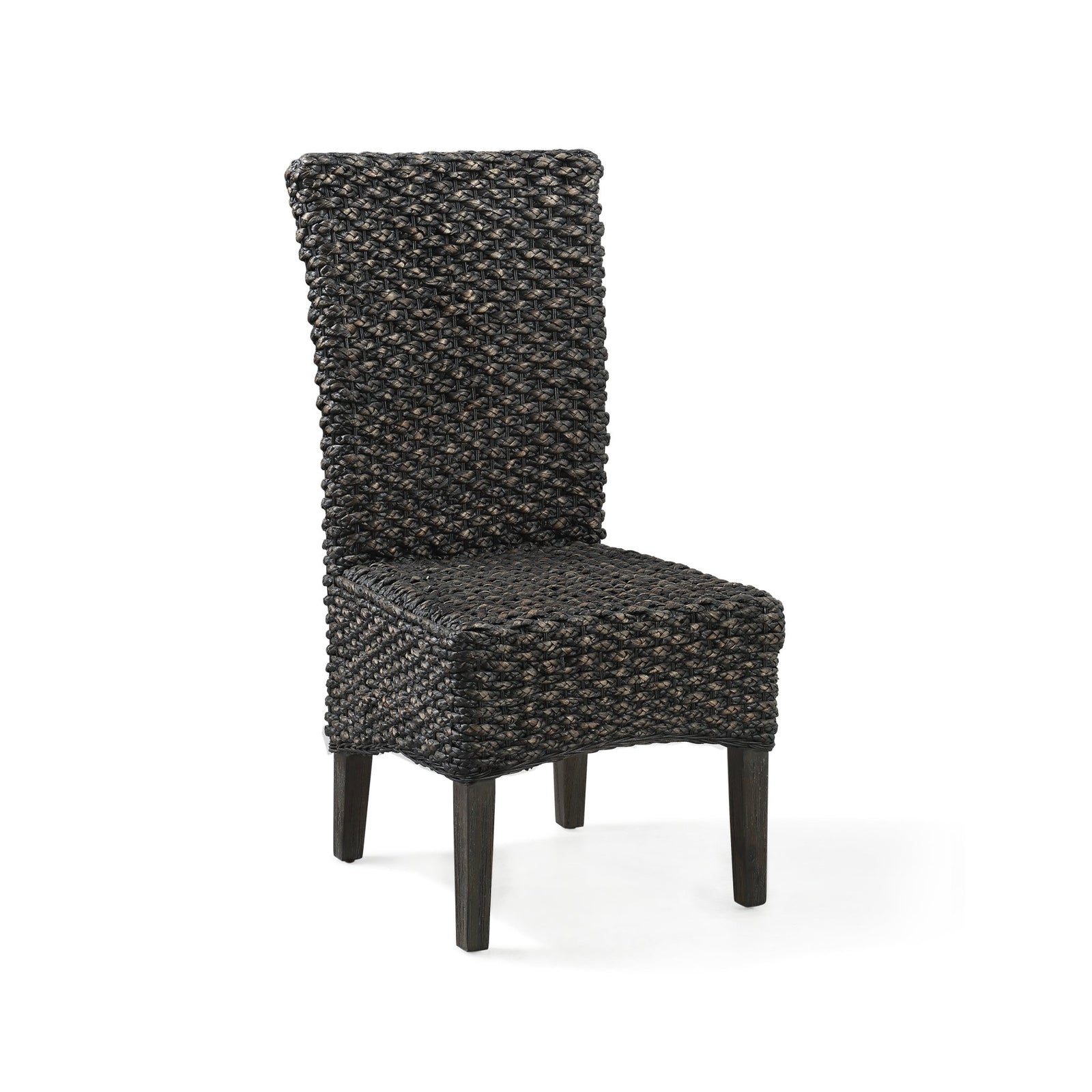 Meadow Chair Water Hyacinth in Graphite (Set of 2) Chair modern furniture Contempo Furniture