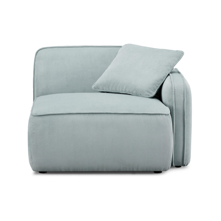Travie Performance Corduroy Velvet RAF Corner Chair