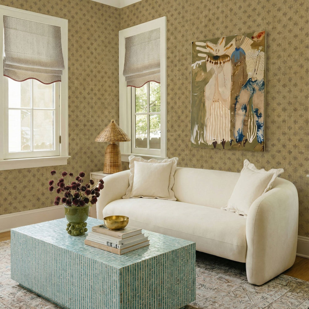 Lou 71.5" Sandstone Textured Performance Fabric Loveseat