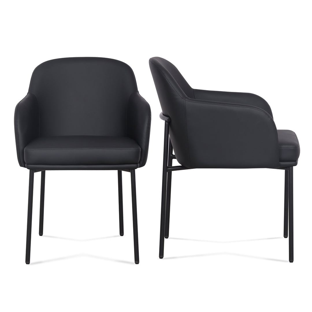 Sydney Performance Vegan Leather Armchair - Set of 2
