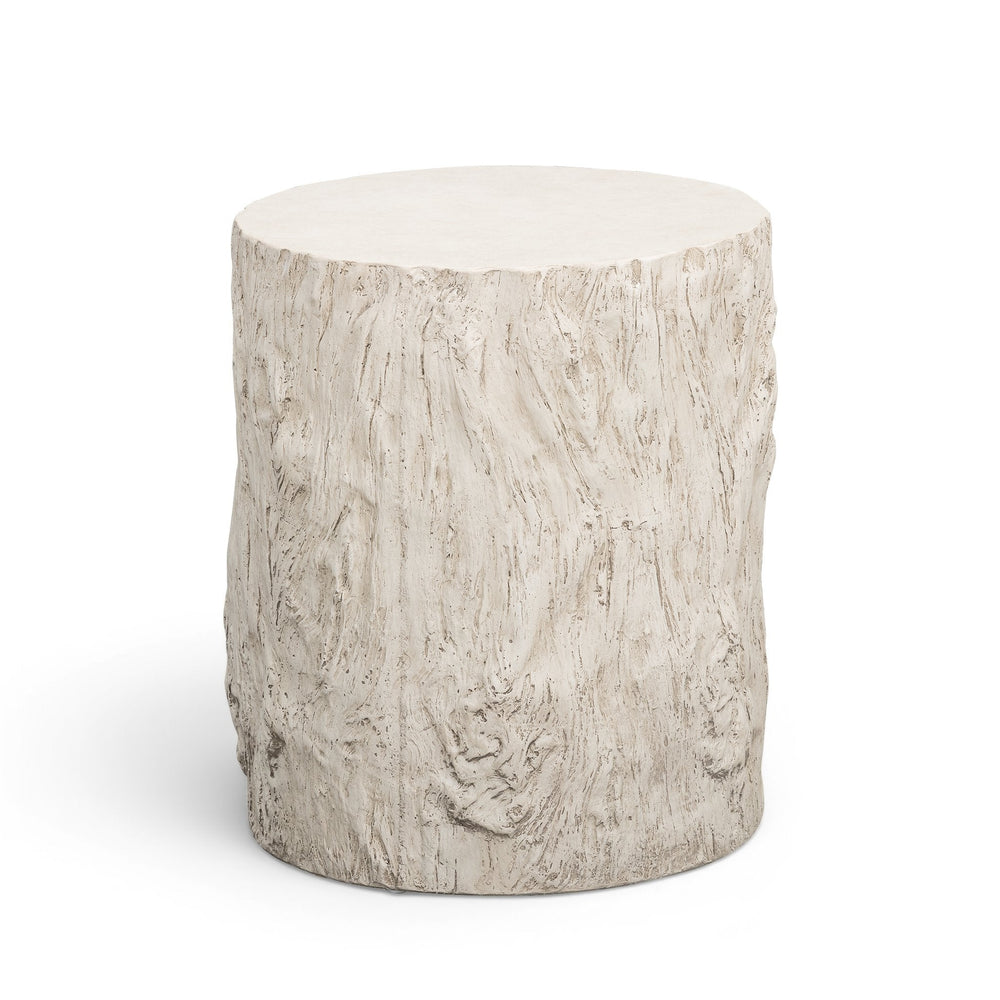 Fawn Driftwood Concrete Indoor/Outdoor Side Table