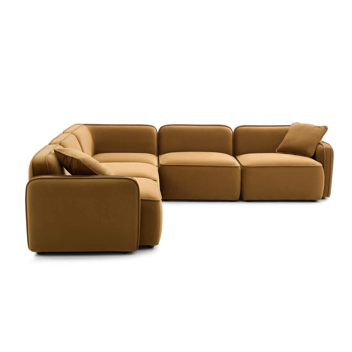 Travie 5-Piece Modular L-Sectional - Honey