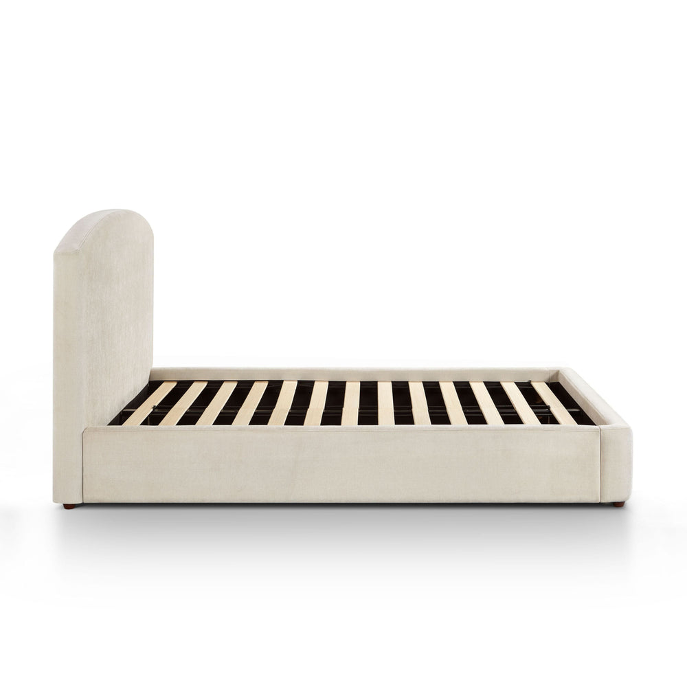 Leah Cream Performance Chenille Bed - Queen