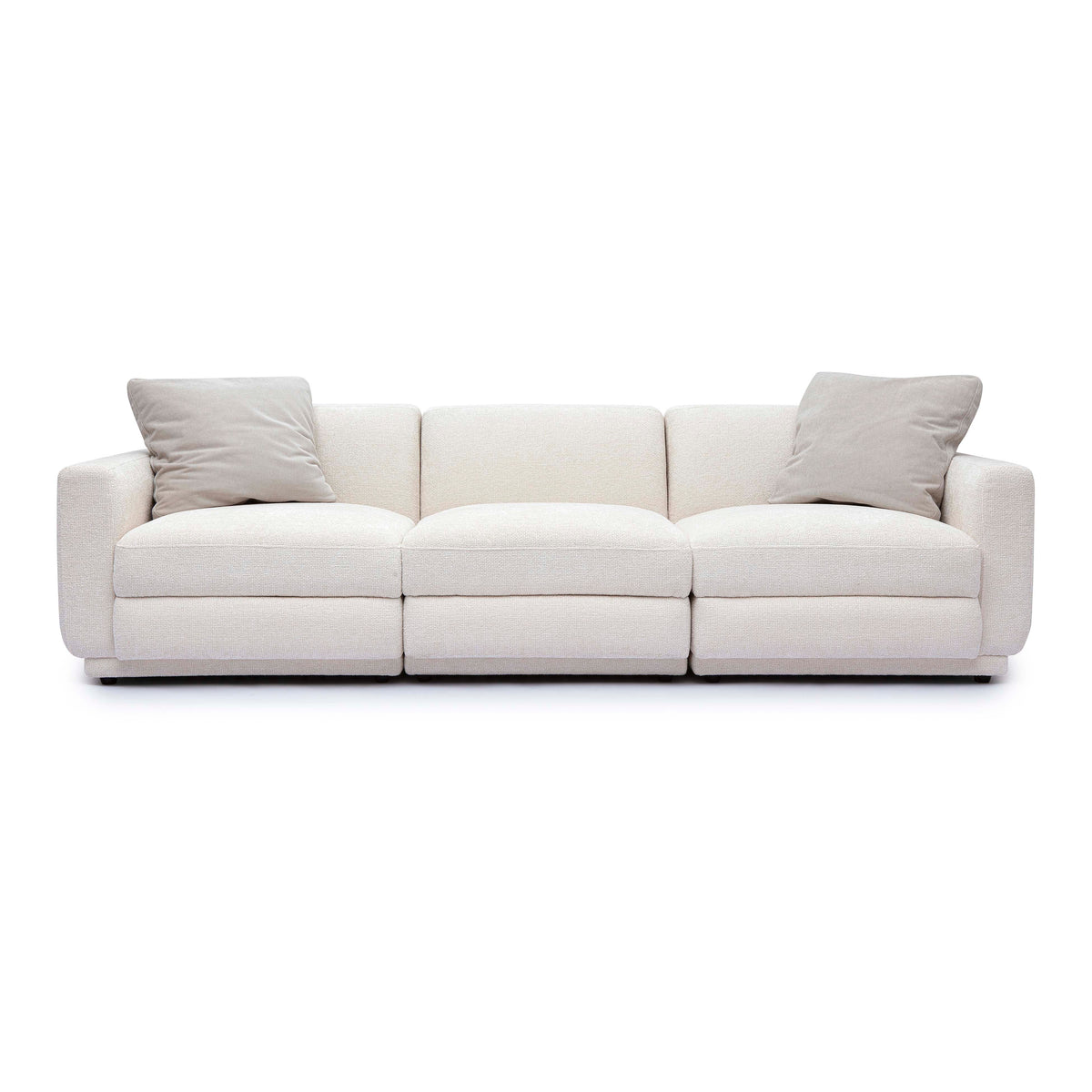 Perry Modular Sofa (96"-124") - Cream / 96"