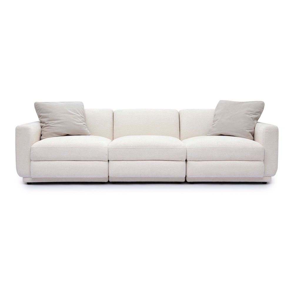 Perry Modular Sofa (96"-124") - Cream / 96"