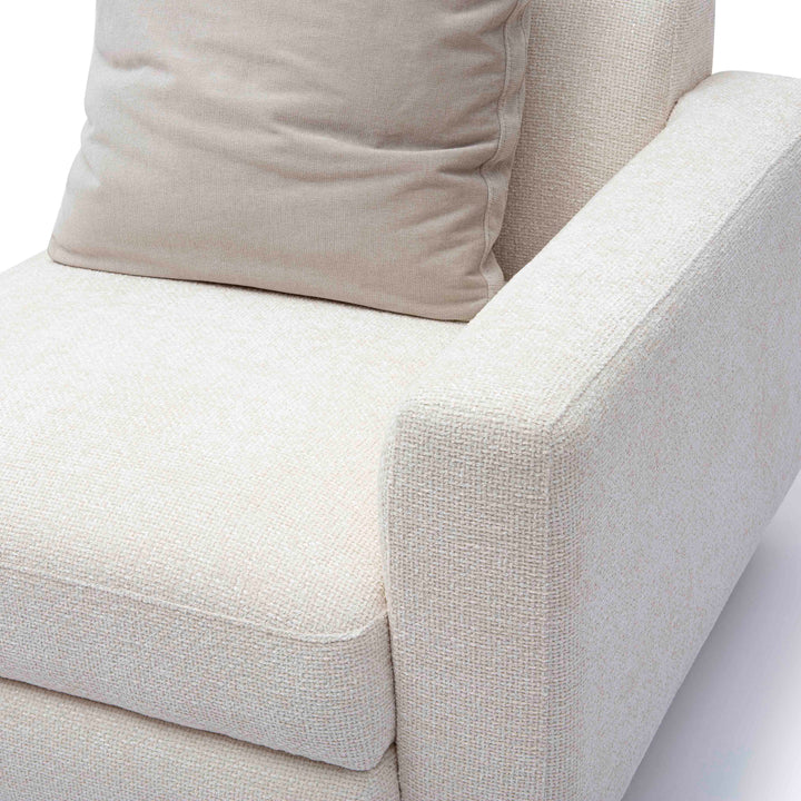 Perry Modular Corner Chair - Cream / RAF