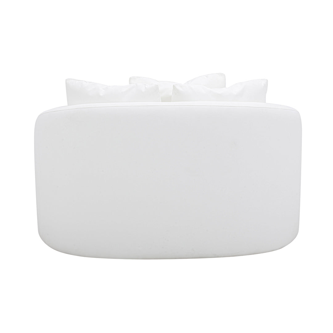 Hanim 54" Pearl Performance Fabric Daybed