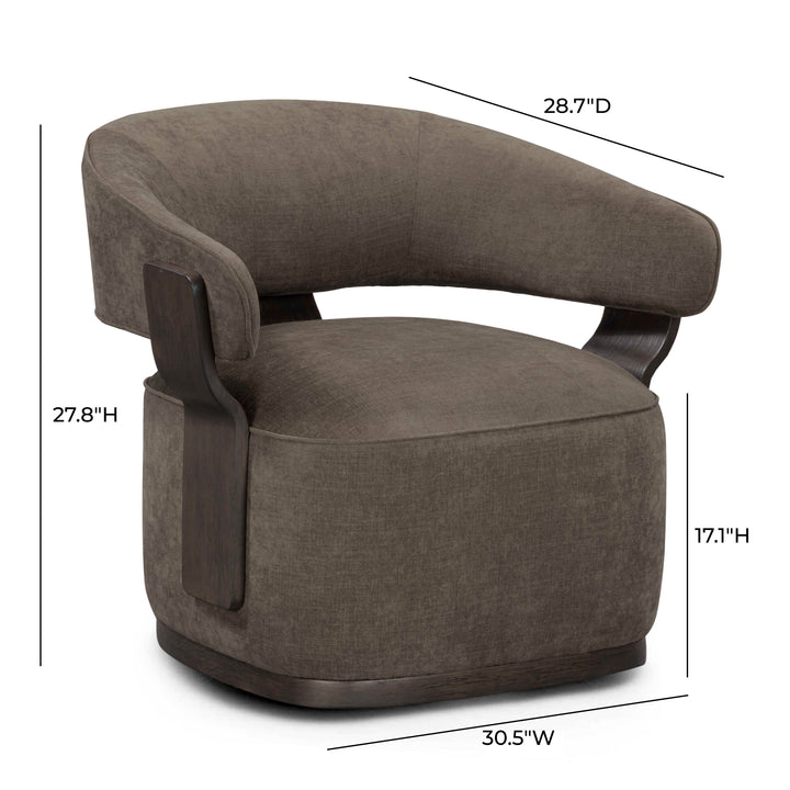 Madison Performance Swivel Accent Chair