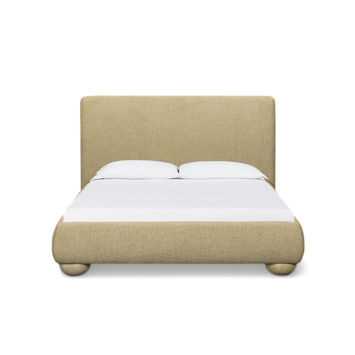 Rayne Honey Textured Fabric Bed - Queen