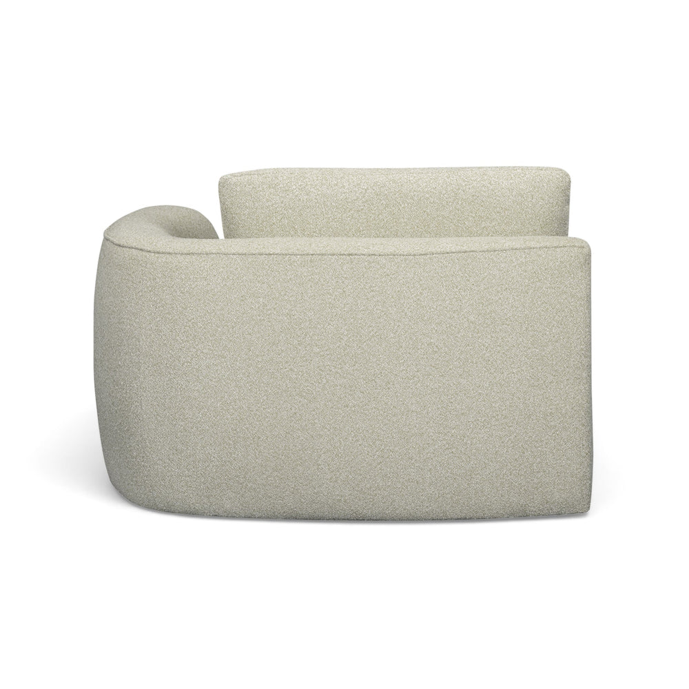 Noor XL 47" Modular Corner Chair - Wheat / RAF