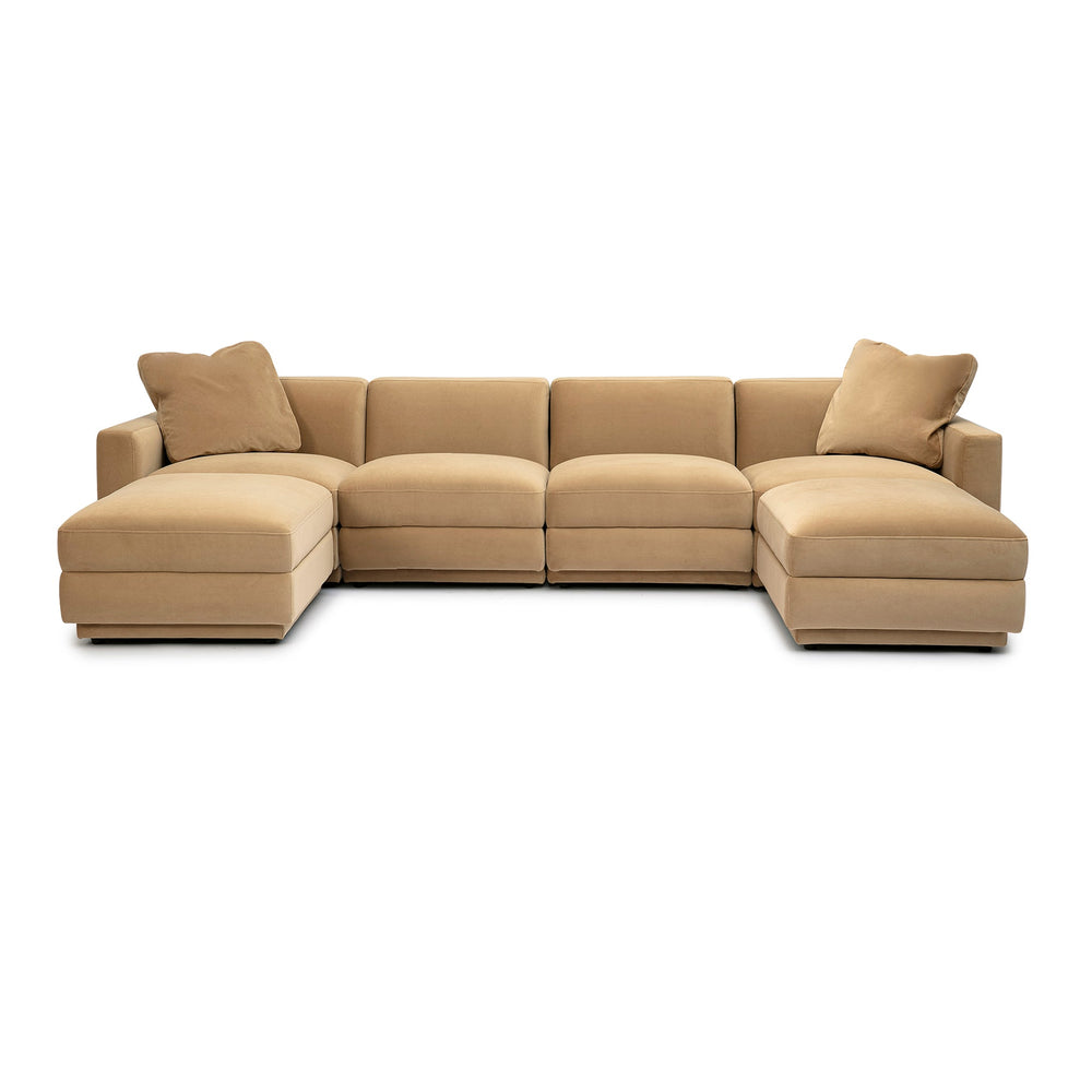 Perry 6-Piece Modular U-Sectional - Tan