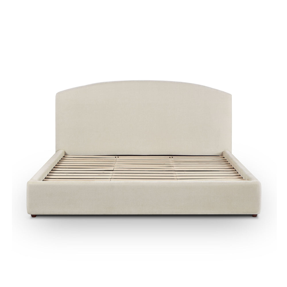 Leah Cream Performance Chenille Bed - King