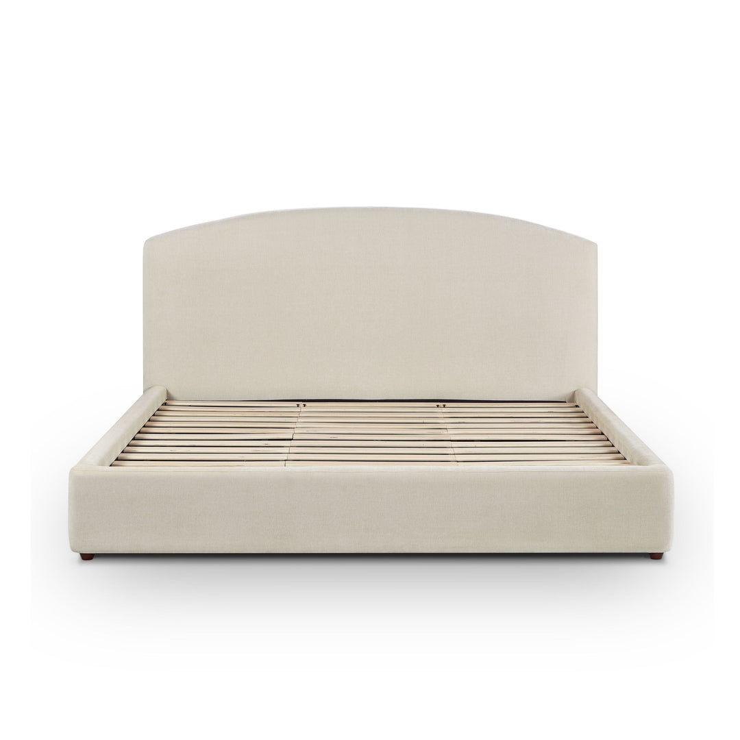 Leah Cream Performance Chenille Bed - King