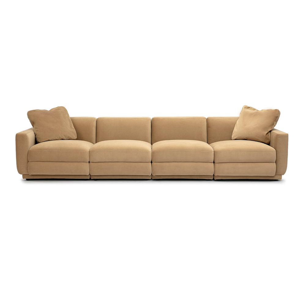Perry Modular Sofa (96"-124") - Tan / 124"
