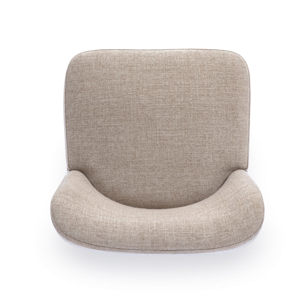 Melissa Performance Fabric Rolling Dining Chair
