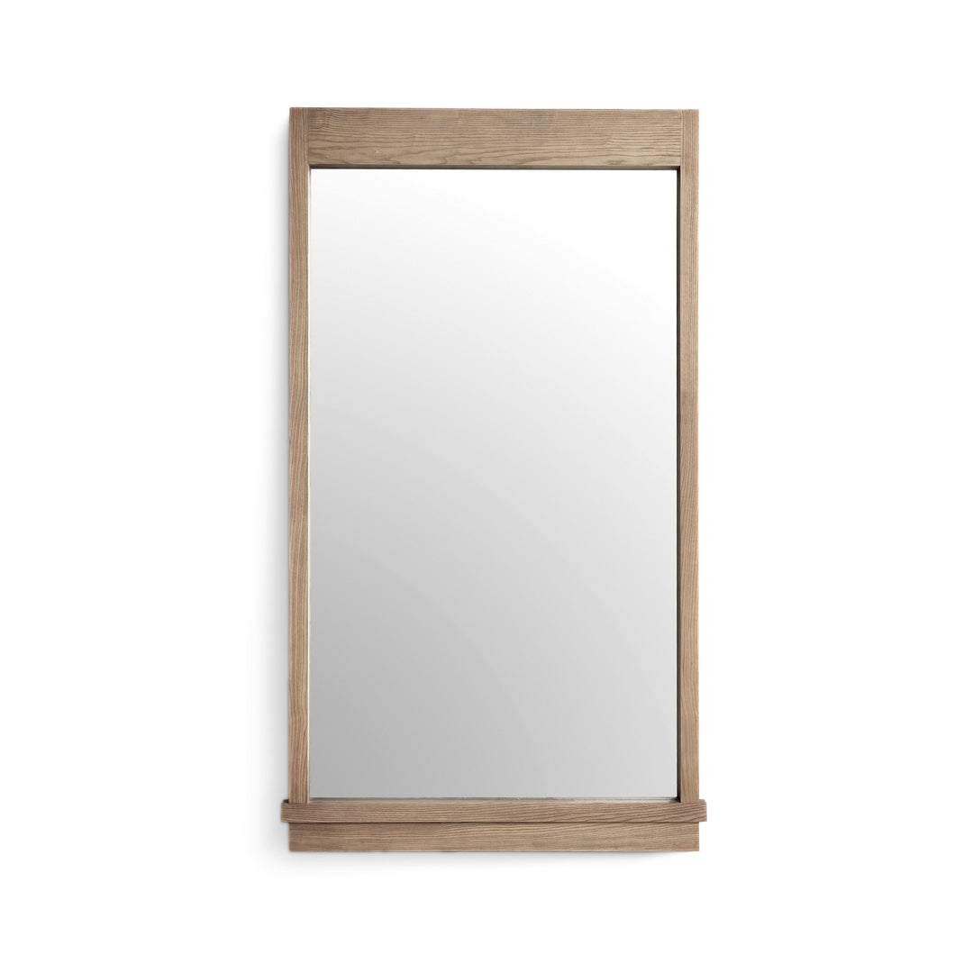 Aimee 44"X77" Solid Brushed Ash Floor Mirror
