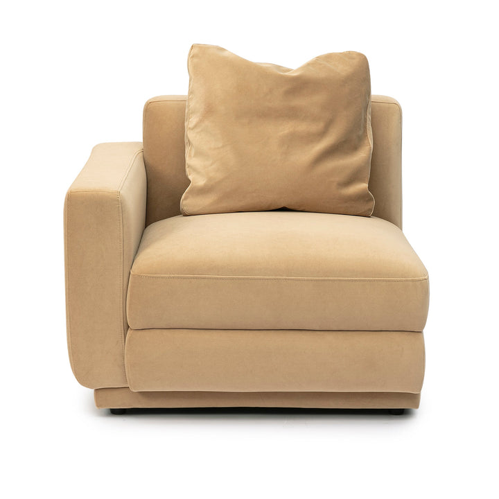 Perry Modular Corner Chair - Tan / LAF