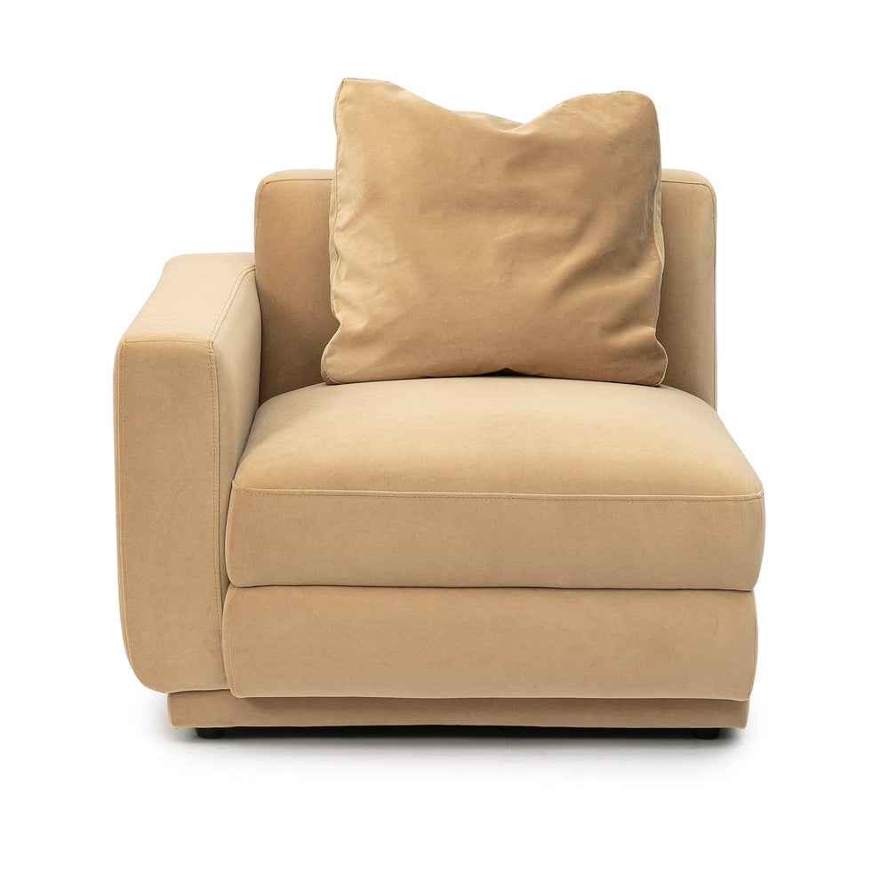 Perry Modular Corner Chair - Tan / LAF