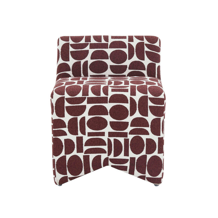 Pippa Accent Stool - Merlot