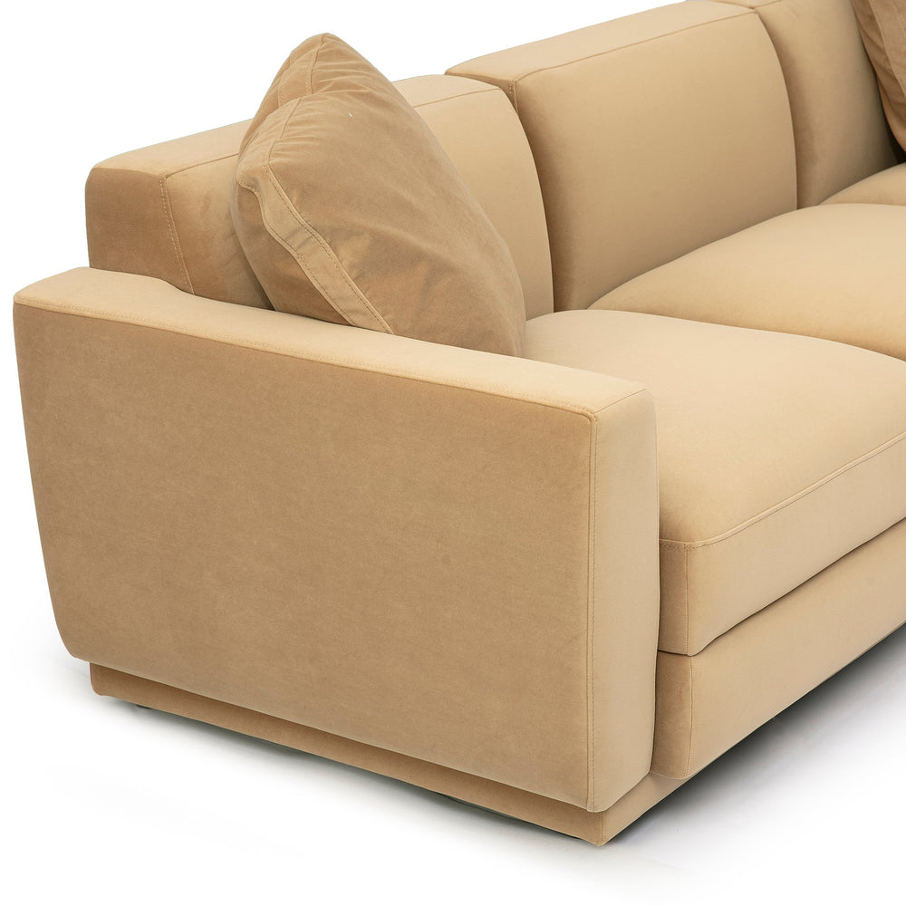 Perry 5-Piece Modular L-Sectional - Tan