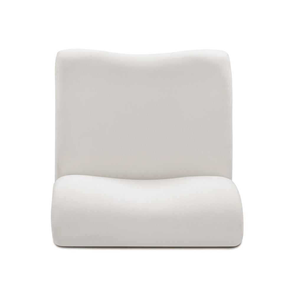 Zenith Contract-Grade Upcycled Fabric Armless Chair