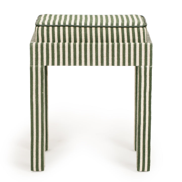 Kora Cotton Jute Contract-Grade Accent Stool