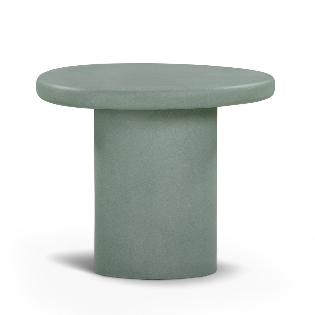Jade Green Concrete Indoor/Outdoor Nesting Coffee Table Set