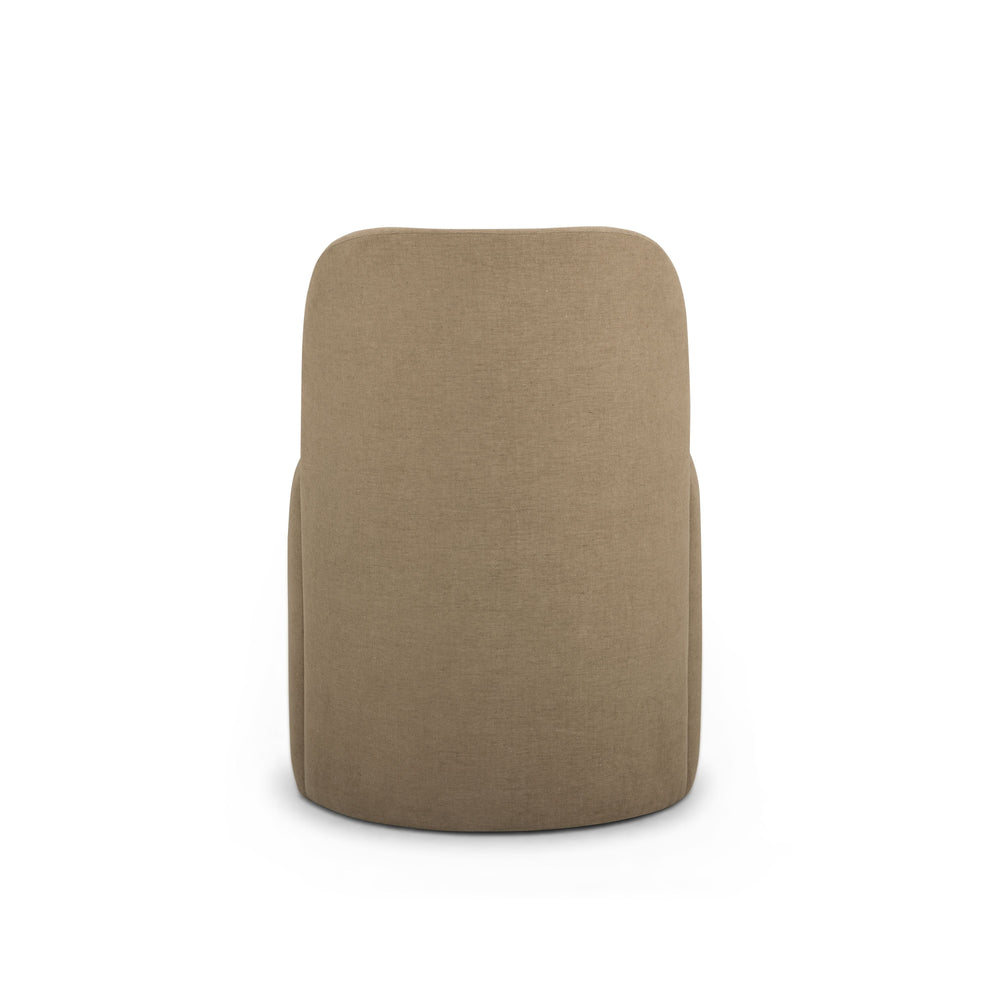 Persa Round Back Performance Chenille Dining Chair