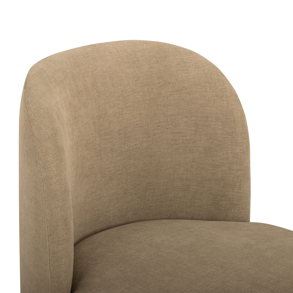 Persa Round Back Performance Chenille Dining Chair