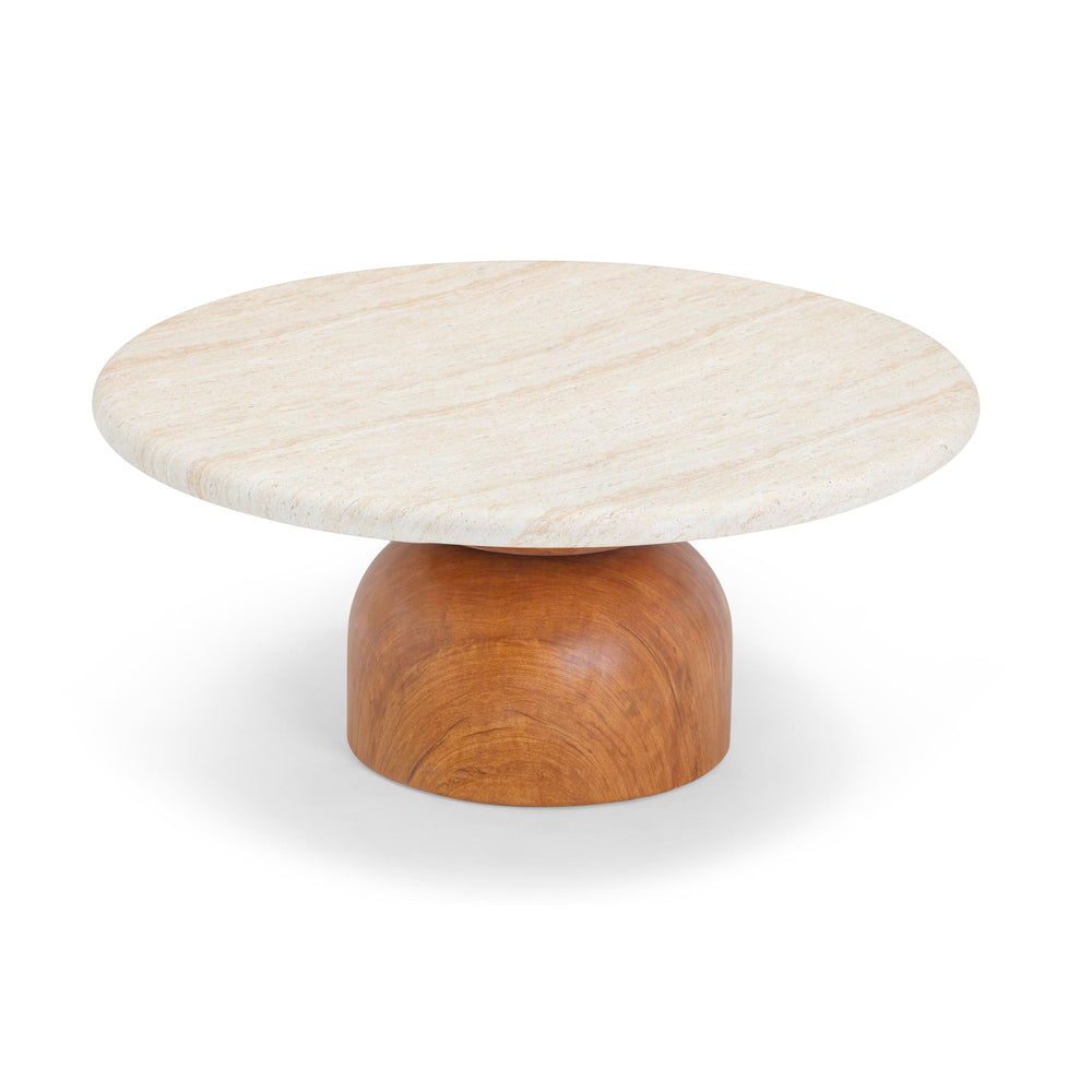 Cynthia 36" Concrete Indoor/Outdoor Coffee Table