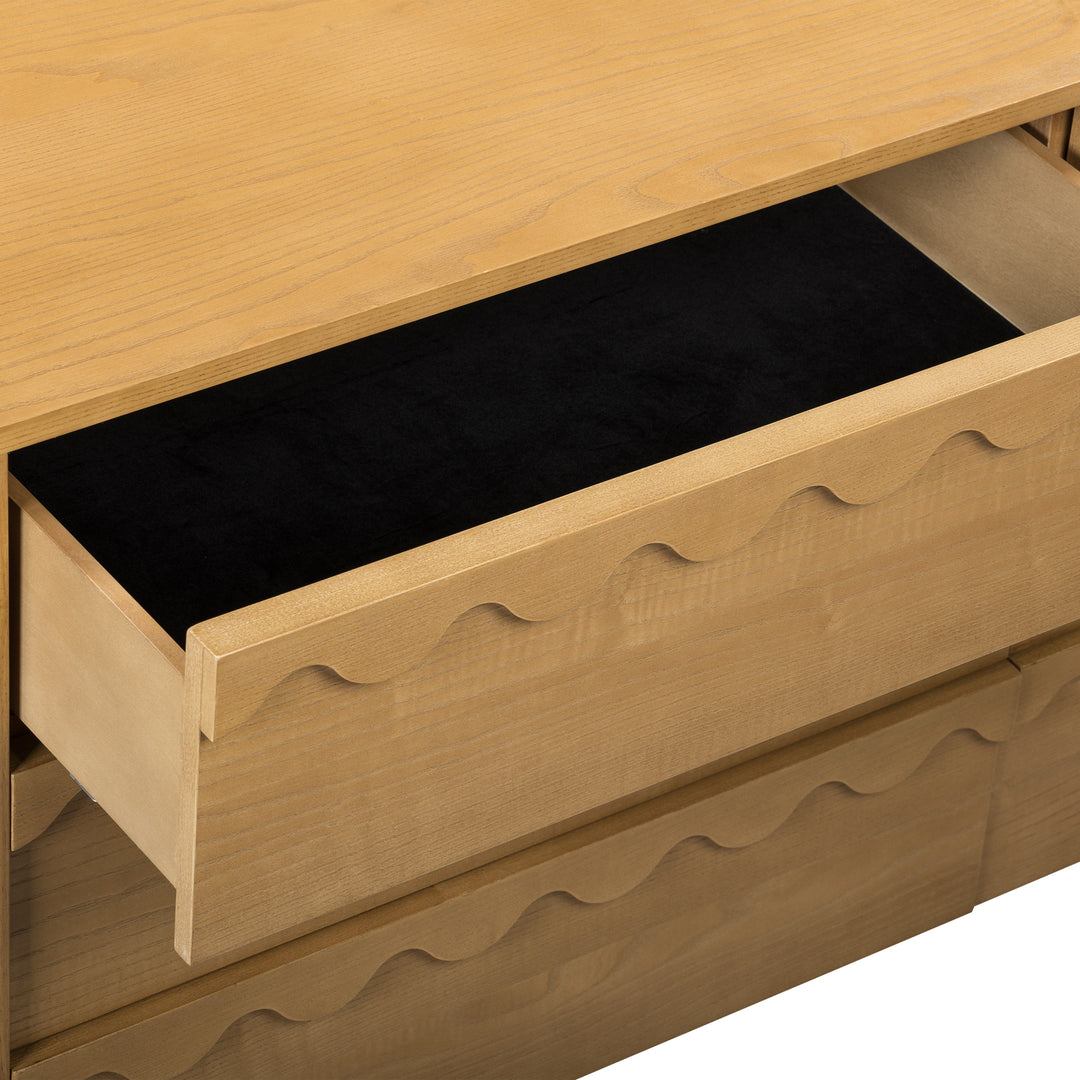 Oodle 62" Natural Ash 6-Drawer Dresser