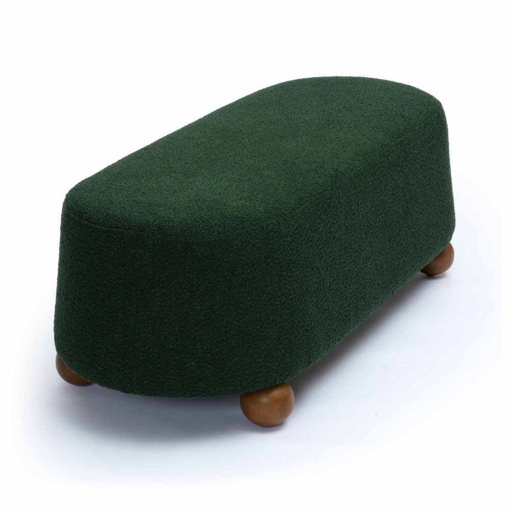 Jaine 48" Performance Boucle Large Ottoman