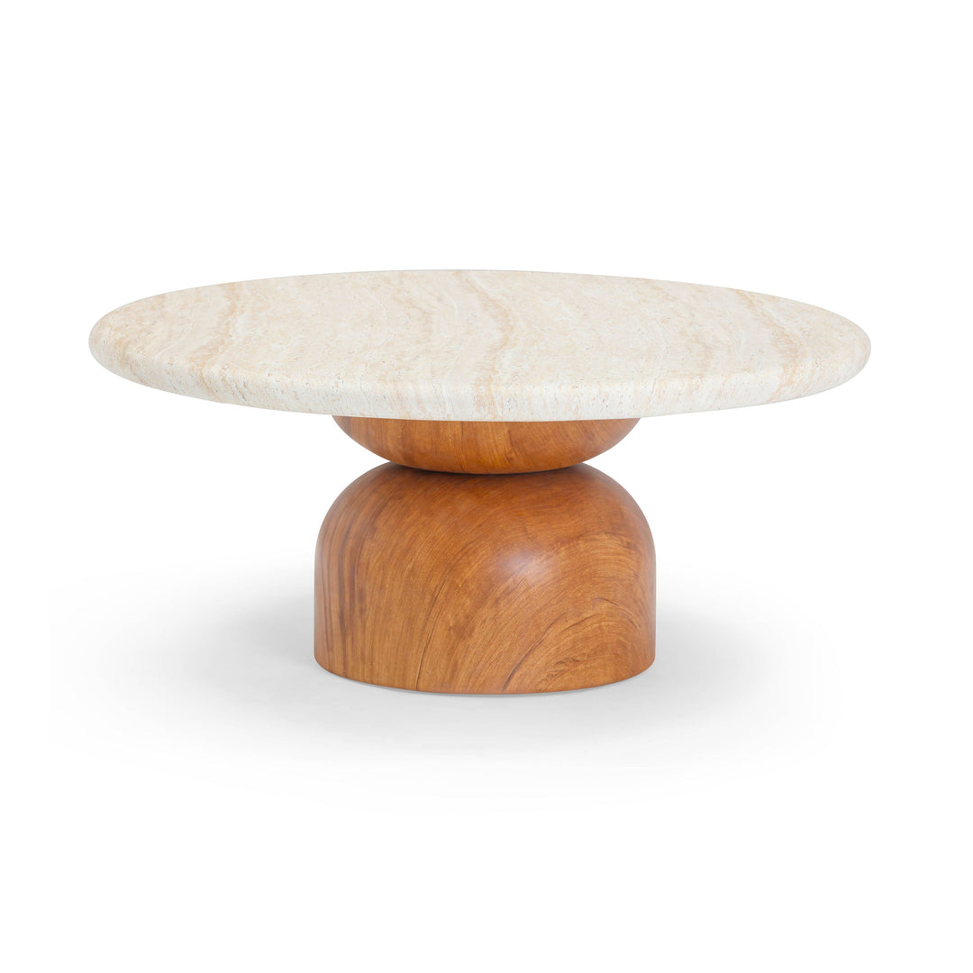 Cynthia 36" Concrete Indoor/Outdoor Coffee Table