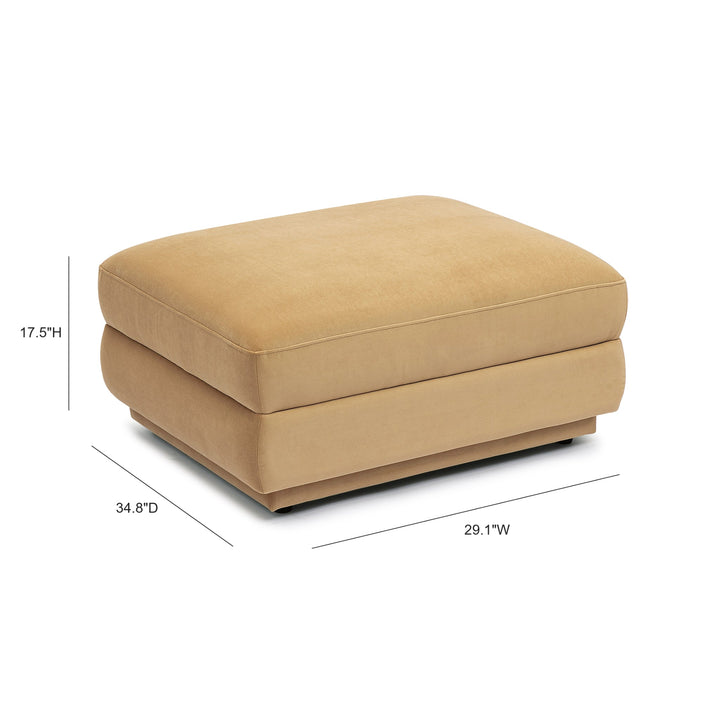 Perry Modular Ottoman - Tan