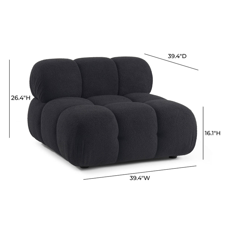 Calliope Performance Modular Armless Chair