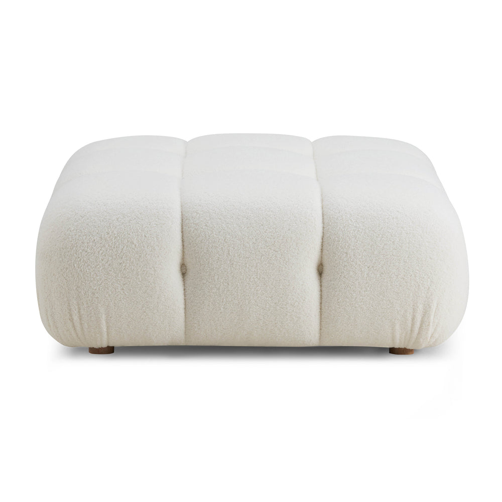 Calliope Performance Modular Ottoman - Cream
