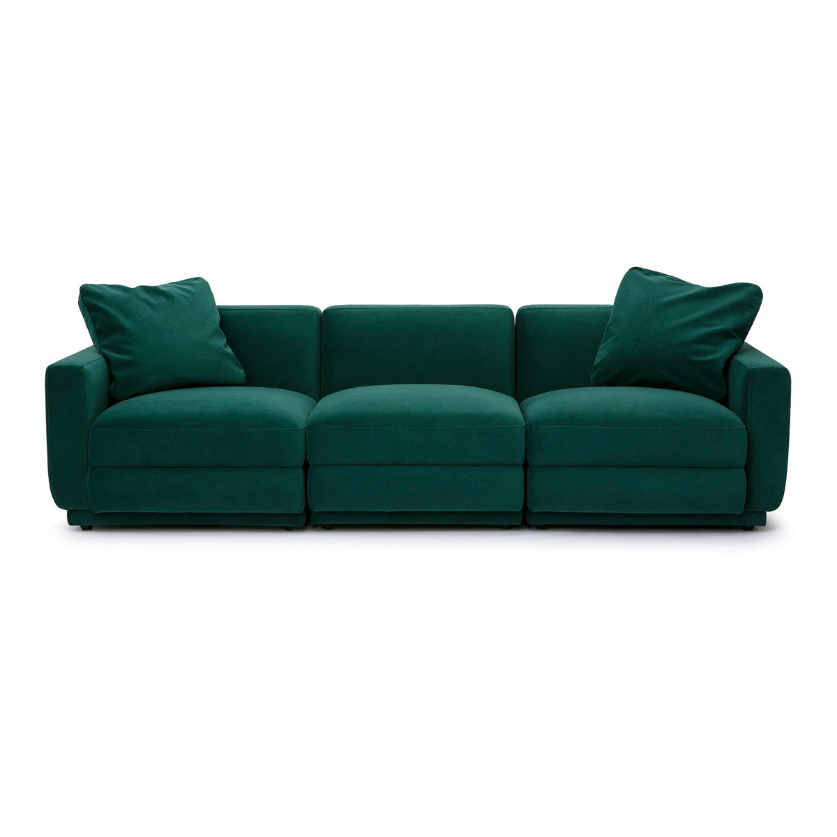 Perry Modular Sofa (96"-124") - Deep Green / 96"